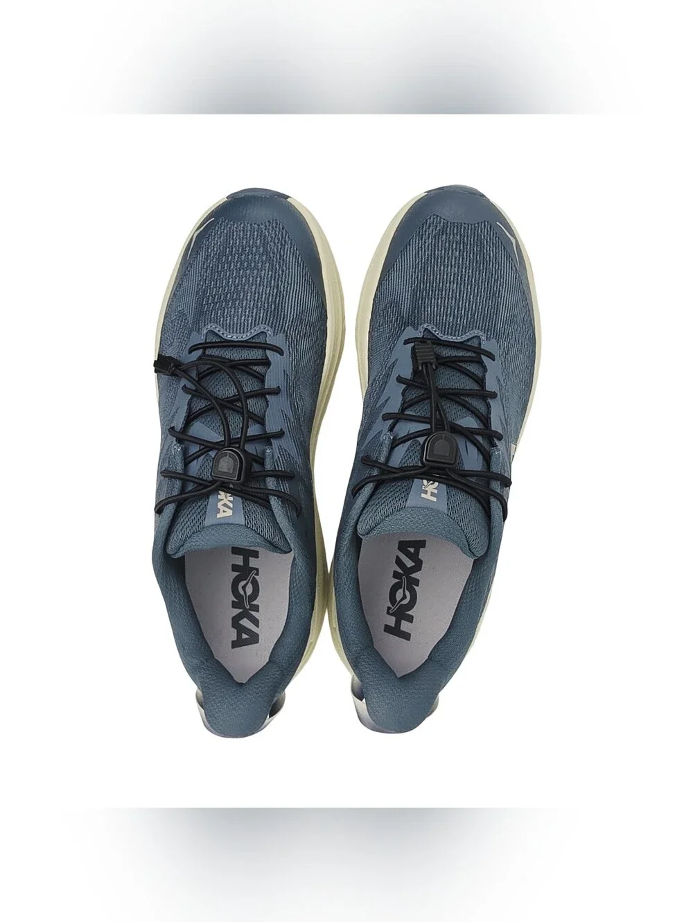 HOKA Men's Challenger 8 Trail Running Shoes Faded Navy Pampass Grass 10.5 Wide